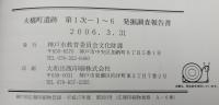大橋町遺跡 : 第1次-1～6調査発掘調査報告書