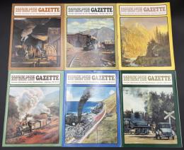 NARROW GAUGE AND SHORT LINE GAZETTE（ナローゲージ＆ショートライン・ガゼット）　1990年　6冊セット