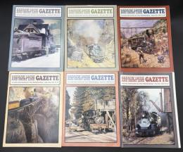NARROW GAUGE AND SHORT LINE GAZETTE（ナローゲージ＆ショートライン・ガゼット）　1987年　6冊セット