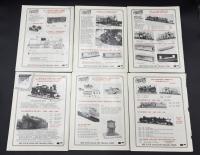 NARROW GAUGE AND SHORT LINE GAZETTE（ナローゲージ＆ショートライン・ガゼット）　1987年　6冊セット