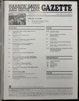 NARROW GAUGE AND SHORT LINE GAZETTE（ナローゲージ＆ショートライン・ガゼット）　2008年1・2月号