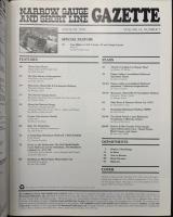 NARROW GAUGE AND SHORT LINE GAZETTE（ナローゲージ＆ショートライン・ガゼット）　2008年5・6月号
