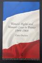【英語洋書】Women's Rights and Women's Lives in France 1944–1968　『フランスにおける女性の権利と生活』