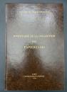 【フランス語洋書】Inventaire de la collection des papiers 1940／1940年文書コレクション目録（フランス外務省 外交史料館編）