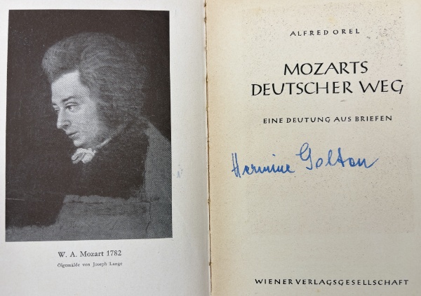 ドイツ語洋書】Mozarts deutscher Weg: Eine Deutung aus Briefen