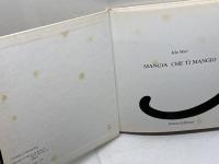 洋書　絵本　イエラ・マリ　「たべちゃうぞ」　Mangia che ti mangio 　1980　Emme Edizioni（イタリア）初版　