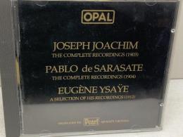 CD　 OPAL盤　ヨアヒム　サラサーテ　イザイ　録音集　　輸入盤