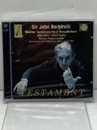 2CD未開封　ジョン・バルビローリ マーラー「Testament」 Symphony 2: Resurrection UK Gustav Mahler