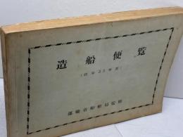 造船便覧　昭和33年度　運輸省船舶局監修　海運新聞社　