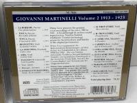 CD ２枚セット　ジョヴァンニ・マルティネッリ　1885-1969、1913-1923　Nimbus Records　