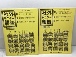 読売テレビ　社外モニター報告　２冊　No437・443　よみうりてれび審査局