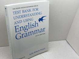 洋書　Test Bank  Understanding and Using English Grammar 　Fifth Edition　Pearson 　