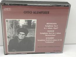 2CD　クレンペラー　ベートーベン「運命」マーラー「復活」シューベルト「未完成交響曲」　KLEMPERER　輸入盤