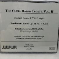 CD　クララ・ハスキル　THE CLARA HASKIl LEGACY vol２　TAH 362　フランス輸入盤