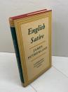 洋書　English Satire　ジェームズ・サザーランド（James Sutherland）　Cambridge University Press　1967年　