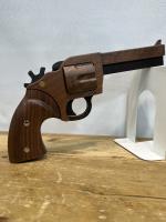 ゴム銃 GRASP コルトパイソン357 木製 ウオルナット材 ピストル ササキ工芸 モデルガン 輪ゴム 鉄砲 武器