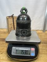 鋳物師　金森彦兵衛作　響銅　喚鐘　共箱　 響銅喚鐘 茶道具 保証品