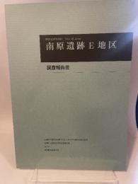 南原遺跡E地区 調査報告　2007年