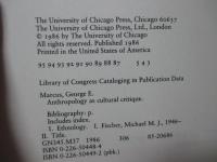 Anthropology as Cultural Critique: An Experimental Moment in the Human Sciences