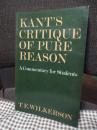 【洋書】 Kant's critique of pure reason : a commentary for students (カントの『純粋理性批判』 学生向け解説)