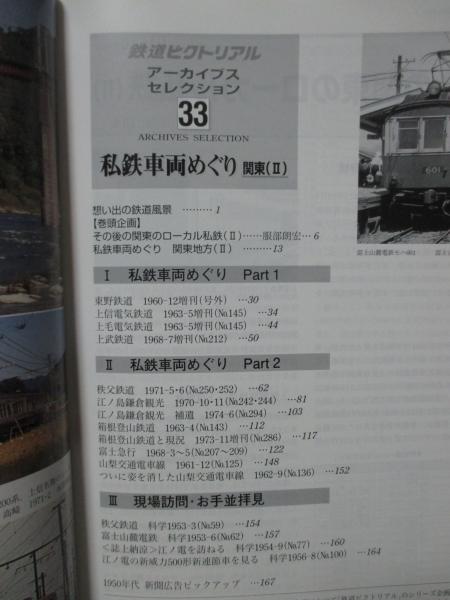 鉄道ピクトリアル アーカイブスセレクション 29巻 「私鉄車両めぐり