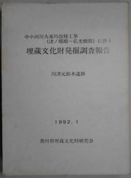 中小河川大束改修工事に伴う　埋蔵文化財発掘調査報告　川津元結木遺跡