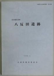 佐用郡佐用町　八反田遺跡（兵庫県文化財調査報告第１８０冊）