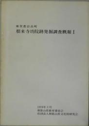 根来寺坊院跡発掘調査概報１