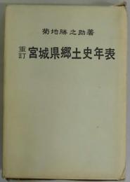 重訂　宮城県郷土史年表