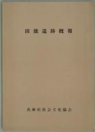 田能遺跡概報