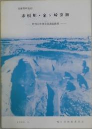 赤根川・金ケ崎窯跡　昭和６３年度発掘調査概要