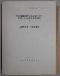 四国縦貫自動車道建設に伴う埋蔵文化財発掘調査報告７　上喜来蛭子～中佐古墳跡