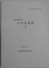 小犬丸遺跡　１　兵庫県文化財調査報告書第４７冊