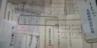 牛 交尾証 ４枚・畜牛健康証５枚