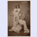 【絵葉書】「桃太郎の凱旋」月春子・五色丸和子