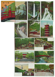 【繪葉書】國立公園 日光名所　原色版十六枚組の内12枚
