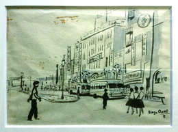 青木一夫　ドローイング