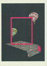 【21世紀版画付録　オリジナルオフセット版画】「ふたつの気球」