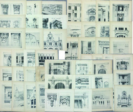 西洋建築図版　59枚