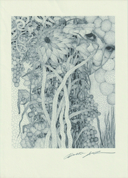 【21世紀版画付録　オリジナルオフセット版画】「美想現」