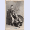 【絵葉書】「ねゝ姫さま」小夜福子・御祇夏子