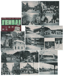 【繪葉書】仙 の名勝　十六枚組