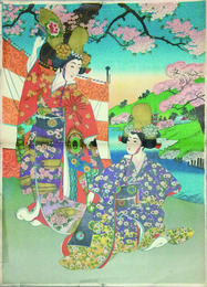 看板繪【引札】美人繪