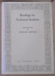 Readings for technical students　理工学英文テキスト
