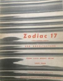 Zodiac 17　USA Architecture. Frank Lloyd Wright 1867-1967. Louis Kahn. Young American Architets