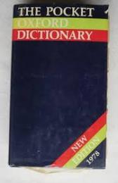 The Pocket Oxford dictionary of current English　6th edtion