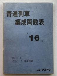 普通列車編成両数表