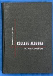 COLLEGE ALGEBRA　代数学　ALTERNATE　EDITION  英語版