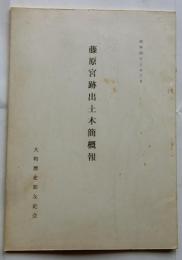 藤原宮跡出土木簡概報
