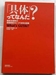 具体ってなんだ？　結成50周年の前衛美術グループ18年の記録